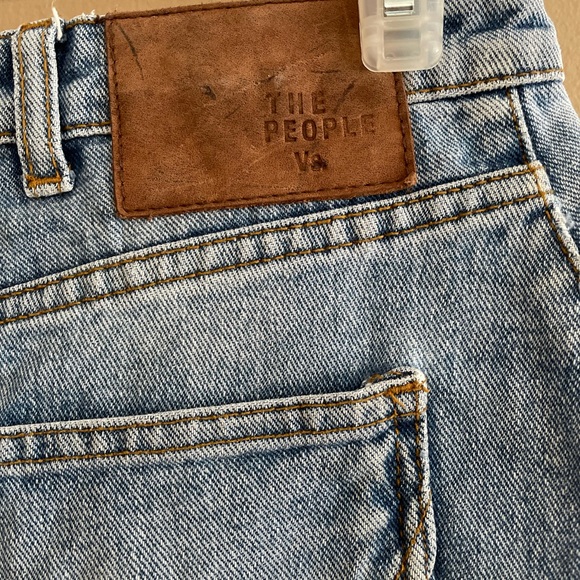 The People Vs. JANET MINI Denim SKIRT - THRASHED INDIGO Size S - Picture 8 of 12